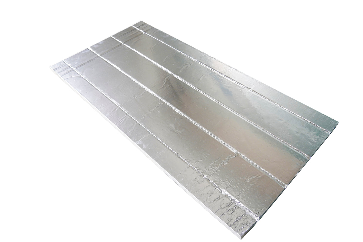 UFH Overlay Panel  1200x600x20mm 400kPa EPS Foil - UFH Insulation