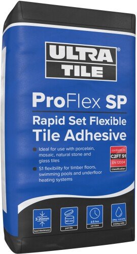 Ultra ProFlex SP Flexible Tile Adhesive 20kg Grey - Single Part