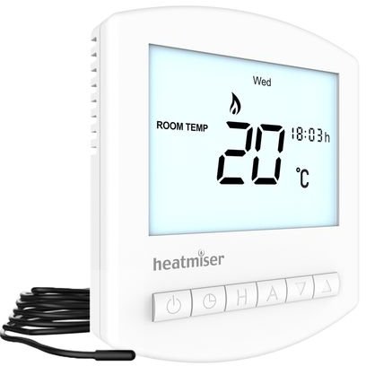 Heatmiser Slimline E Electric Floor Heating Thermostat 230V