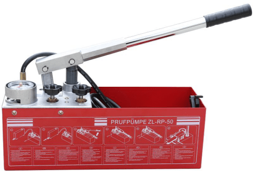 Pressure Test Pump for UFH Systems - Leak Detection Tool